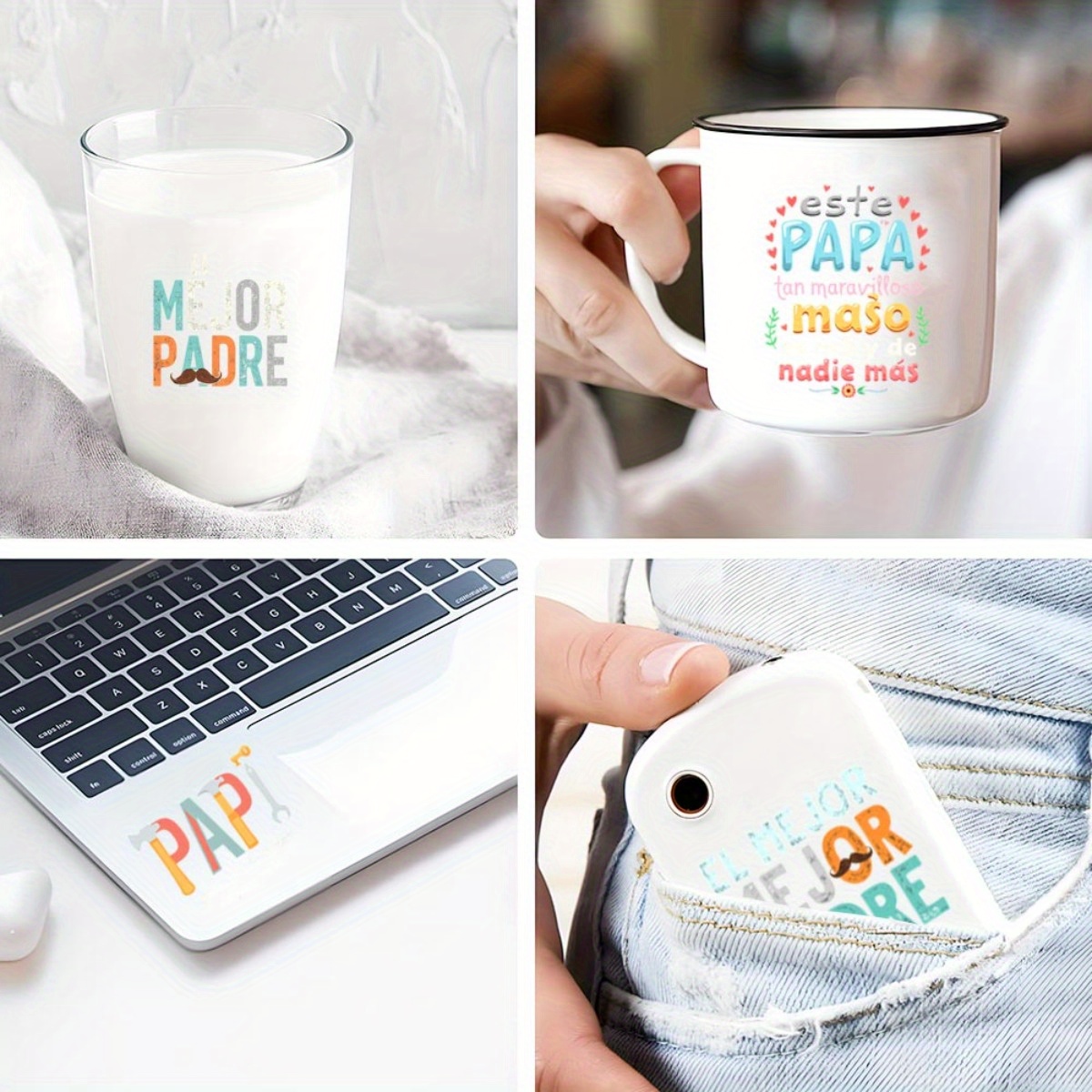 24Pcs/Set Father's Day Quotes  - Rdta Tank Glass のレビューと価格