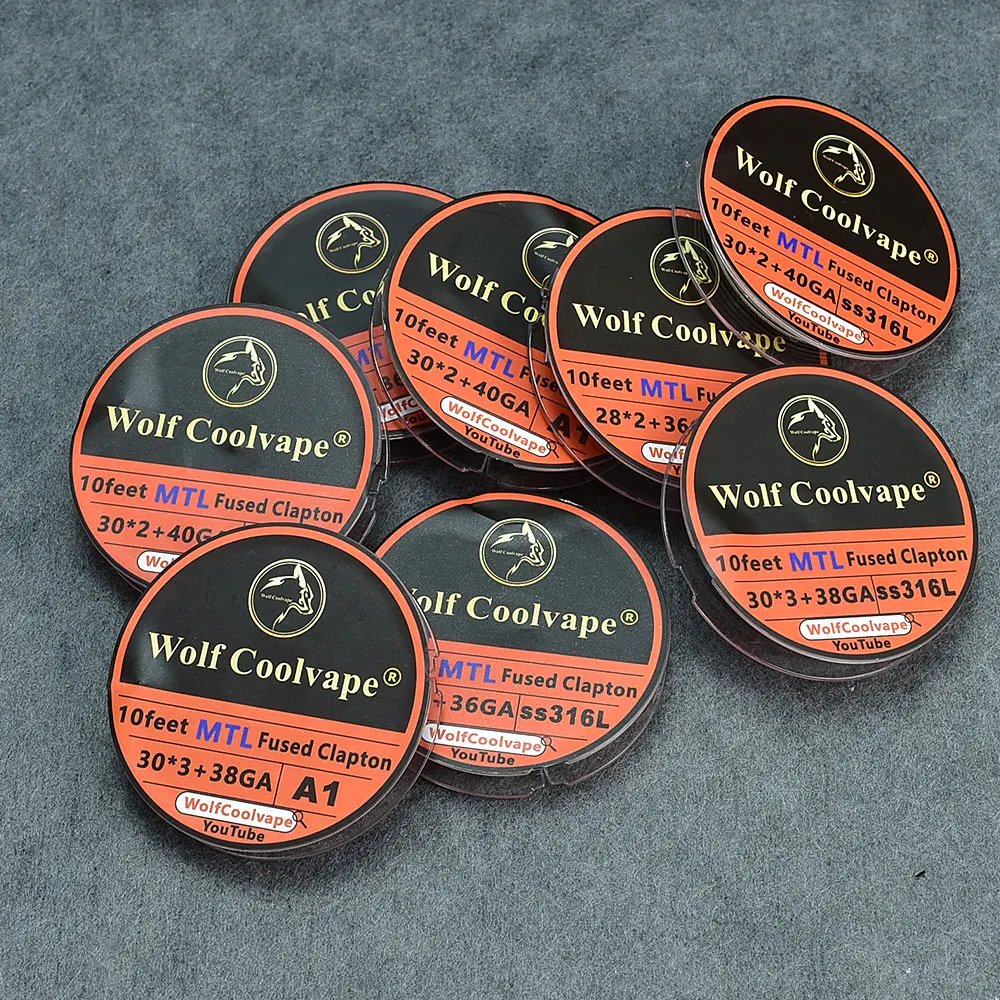 wolfcoolvape MTL Fused Clapton - Clapton Wire Pre Built のレビューと価格