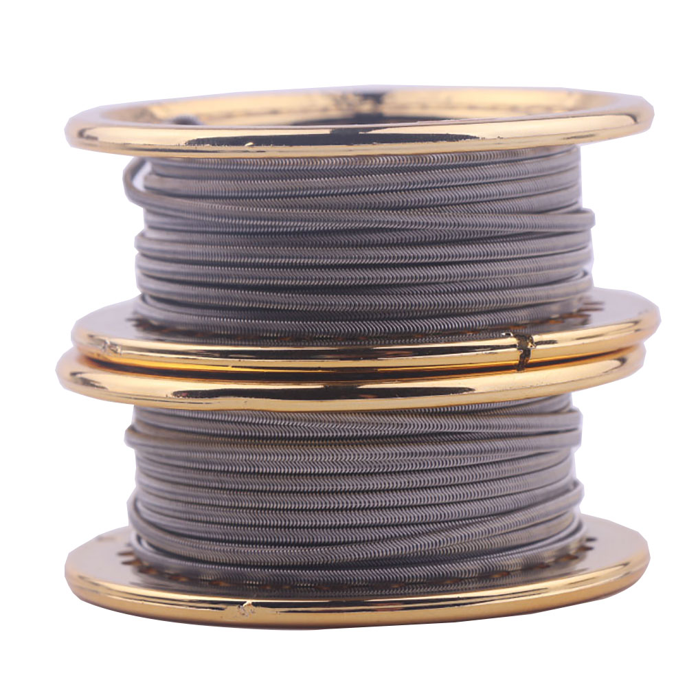 XFKM 5M/roll NI80/A1/SS316L Al - Clapton Wire Pre Built のレビューと価格