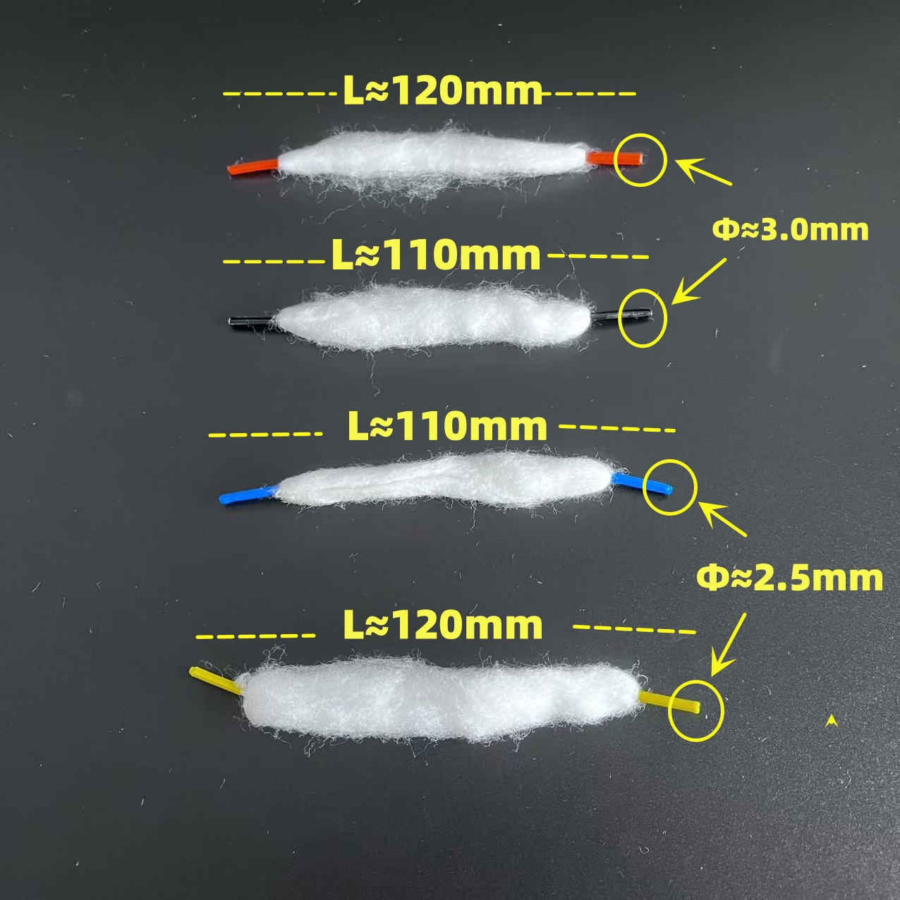 3.0/2.5mm Plastic Head Organic - Cotton Wick Organic のレビューと価格