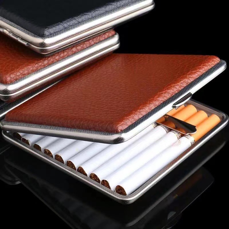 Metal Cigarette Case 20pcs Lea - Smoking & Vaping Accessories のレビューと価格