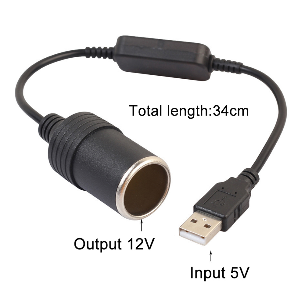 1pc 5V 2A USB To 12V Cigarette - Accessories Experts Vape のレビューと価格