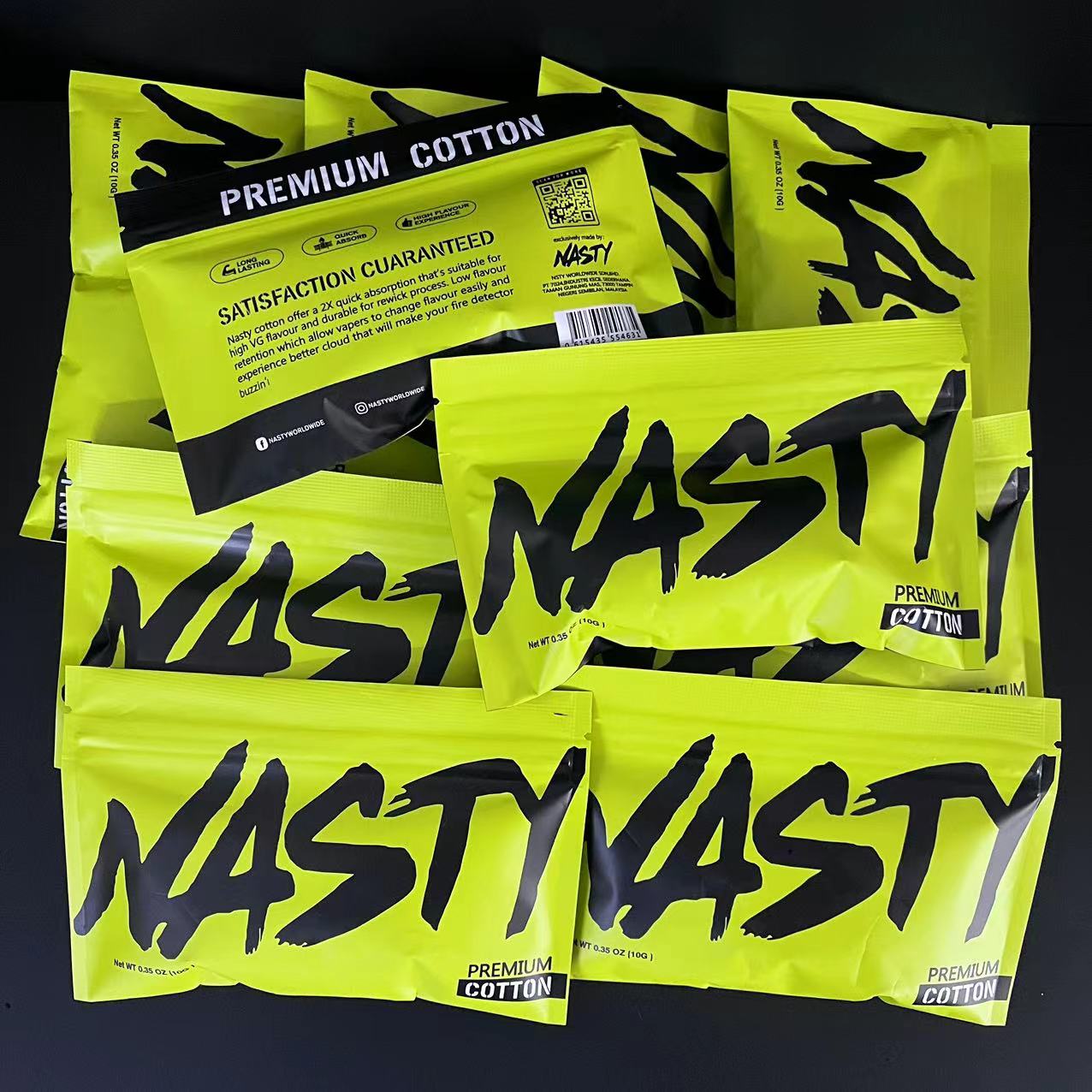 10/5 x Bag NASTY Cotton Long F - Cotton Wick Organic のレビューと価格