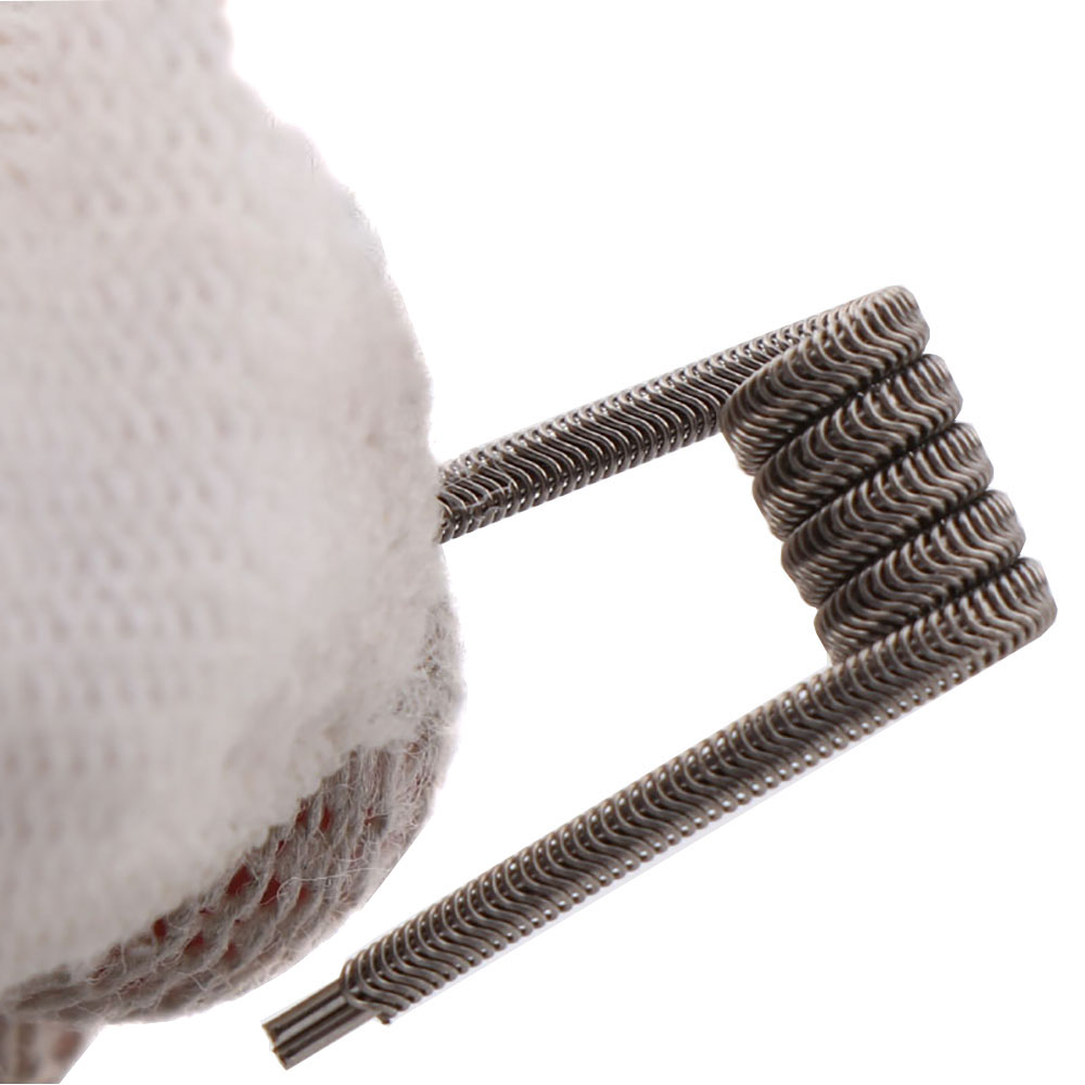NEW XFKM 50PCS/box NI80/A1/SS3 - Clapton Wire Pre Built のレビューと価格