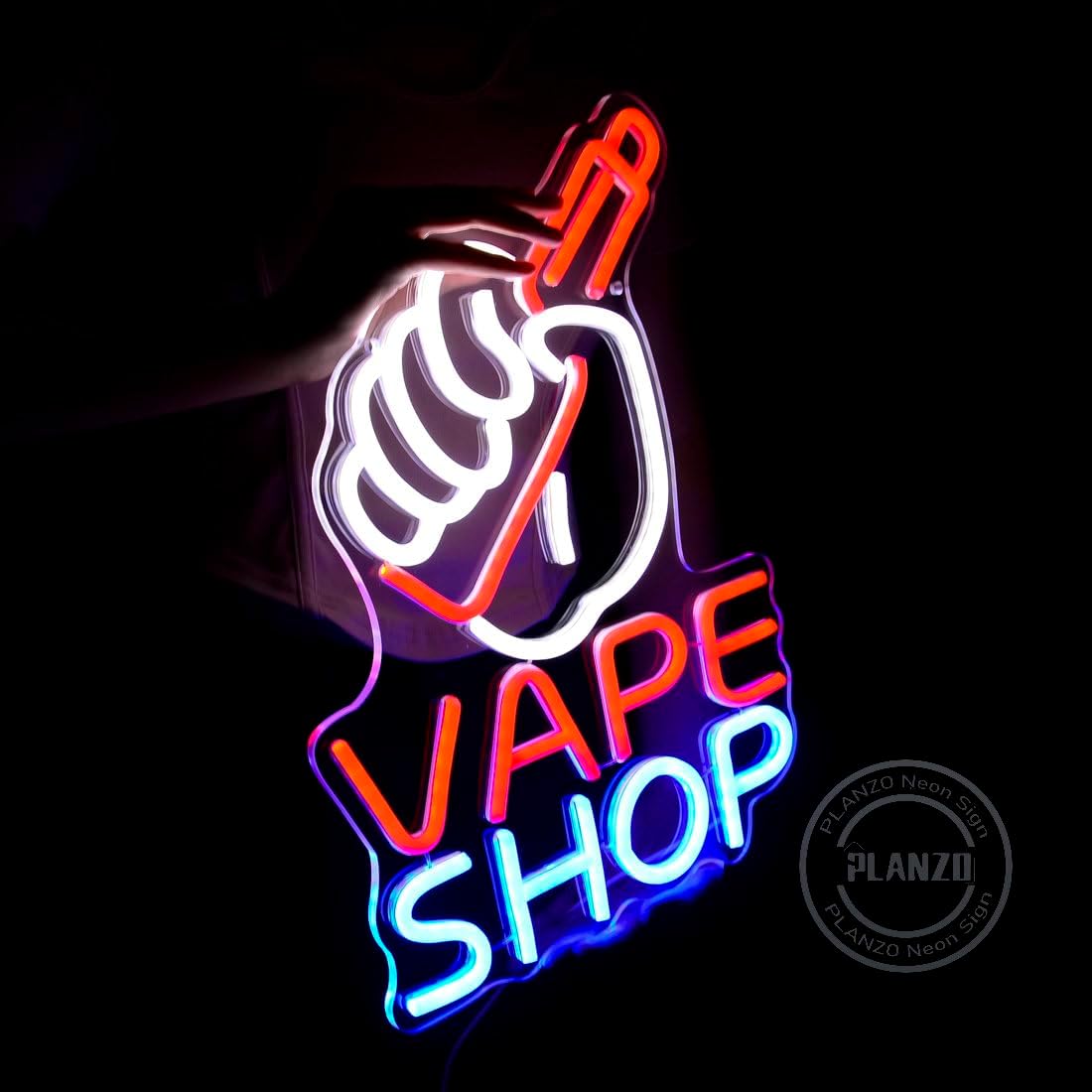 VAPE Shop Neon Sign for Smoke  - Vaping Store のレビューと価格
