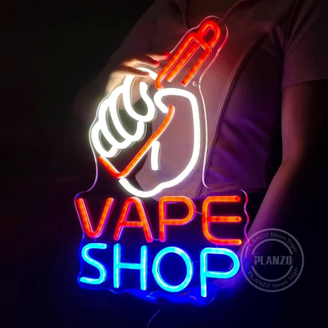 VAPE Shop Neon Sign for Smoke  - Vaping Store のレビューと価格