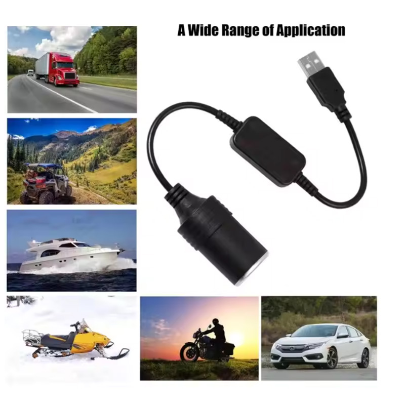 1pc 5V 2A USB To 12V Cigarette - Accessories For Vaping のレビューと価格