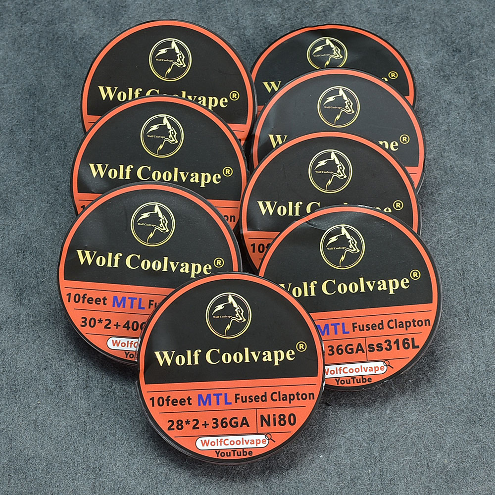 10Feet NI80/A1/SS316L MTL Fuse - Clapton Wire Pre Built のレビューと価格