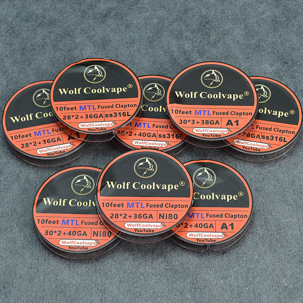 10Feet NI80/A1/SS316L MTL Fuse - Clapton Wire Pre Built のレビューと価格