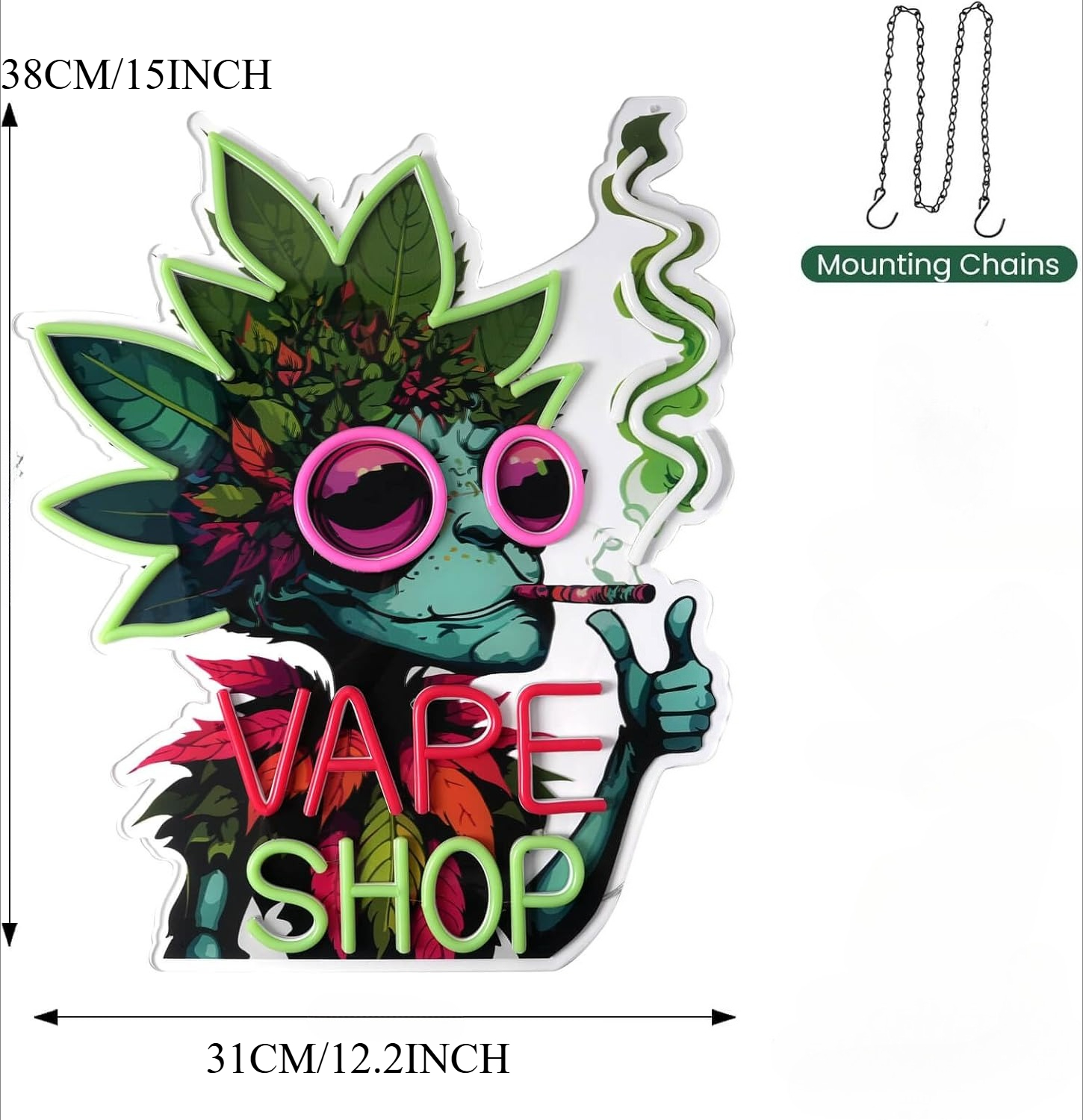 VAPE SHOP Neon Sign Business A - Vaping Store のレビューと価格