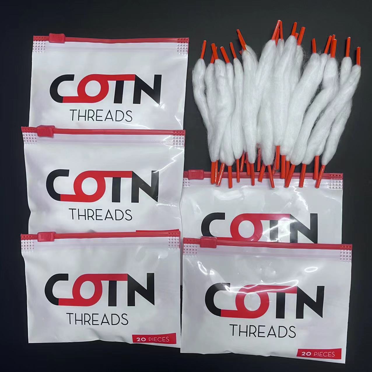 100/60/20pcs Prebuilt Wire Coi - Cotton Wick Organic のレビューと価格