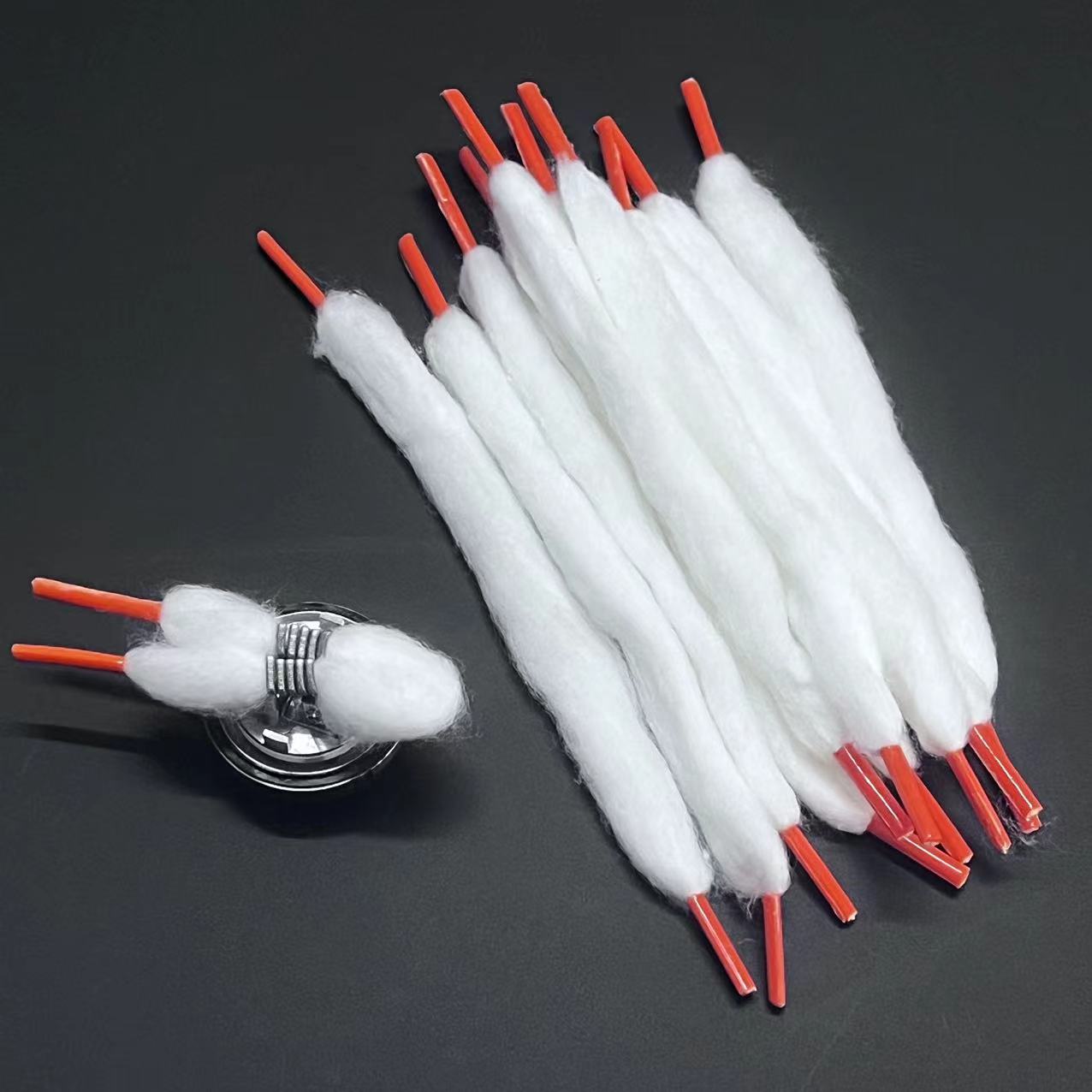 100/60/20pcs Prebuilt Wire Coi - Cotton Wick Organic のレビューと価格