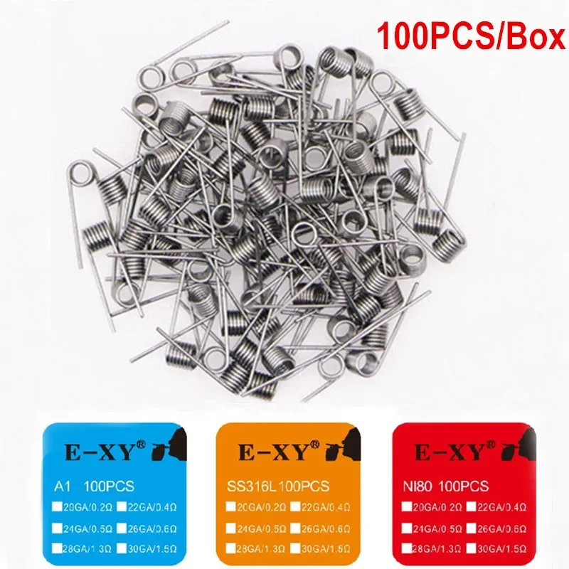 100PCS/BOX Prebuilt Coil Wire  - Coil Building Kit のレビューと価格