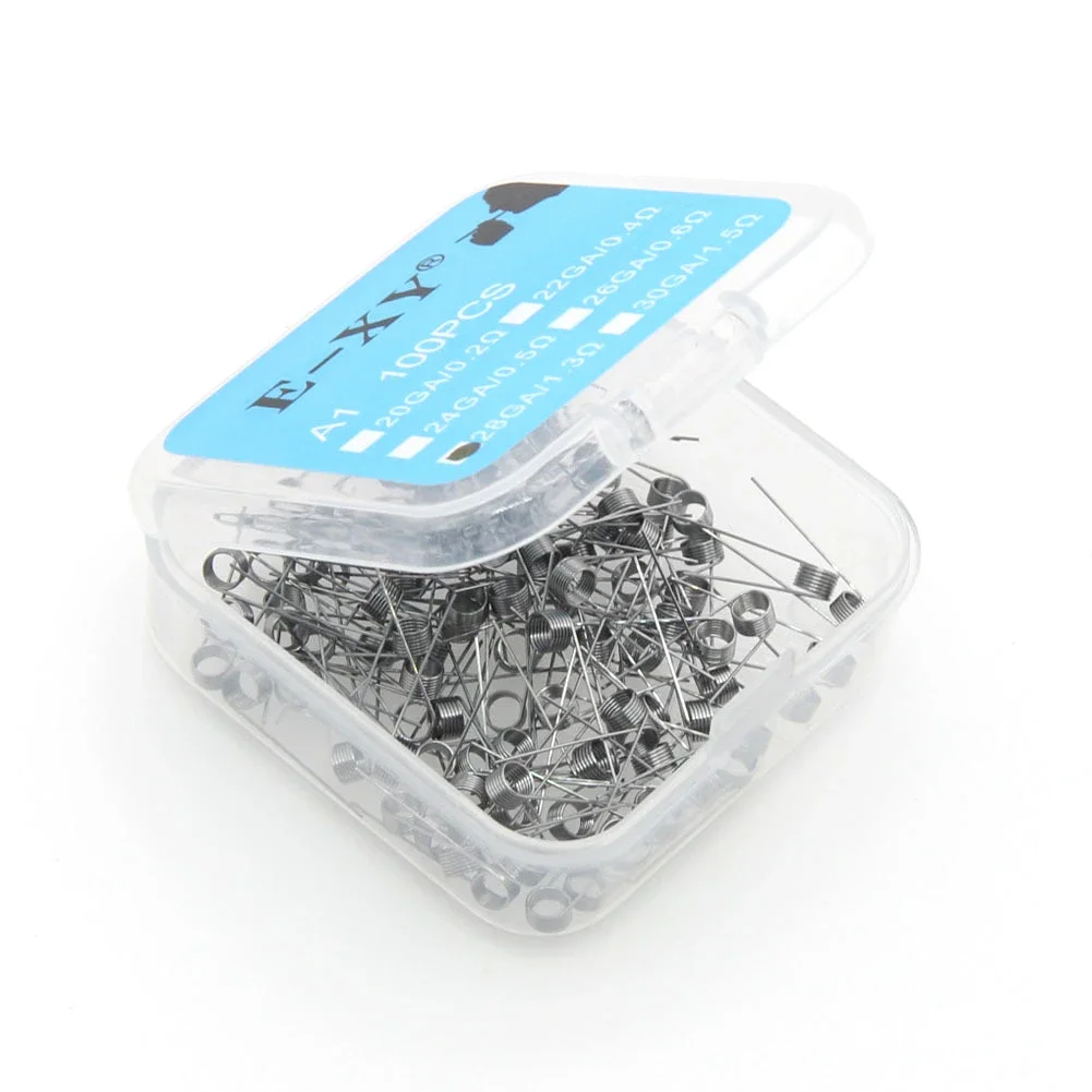 100PCS/BOX Prebuilt Coil Wire  - Coil Building Kit のレビューと価格