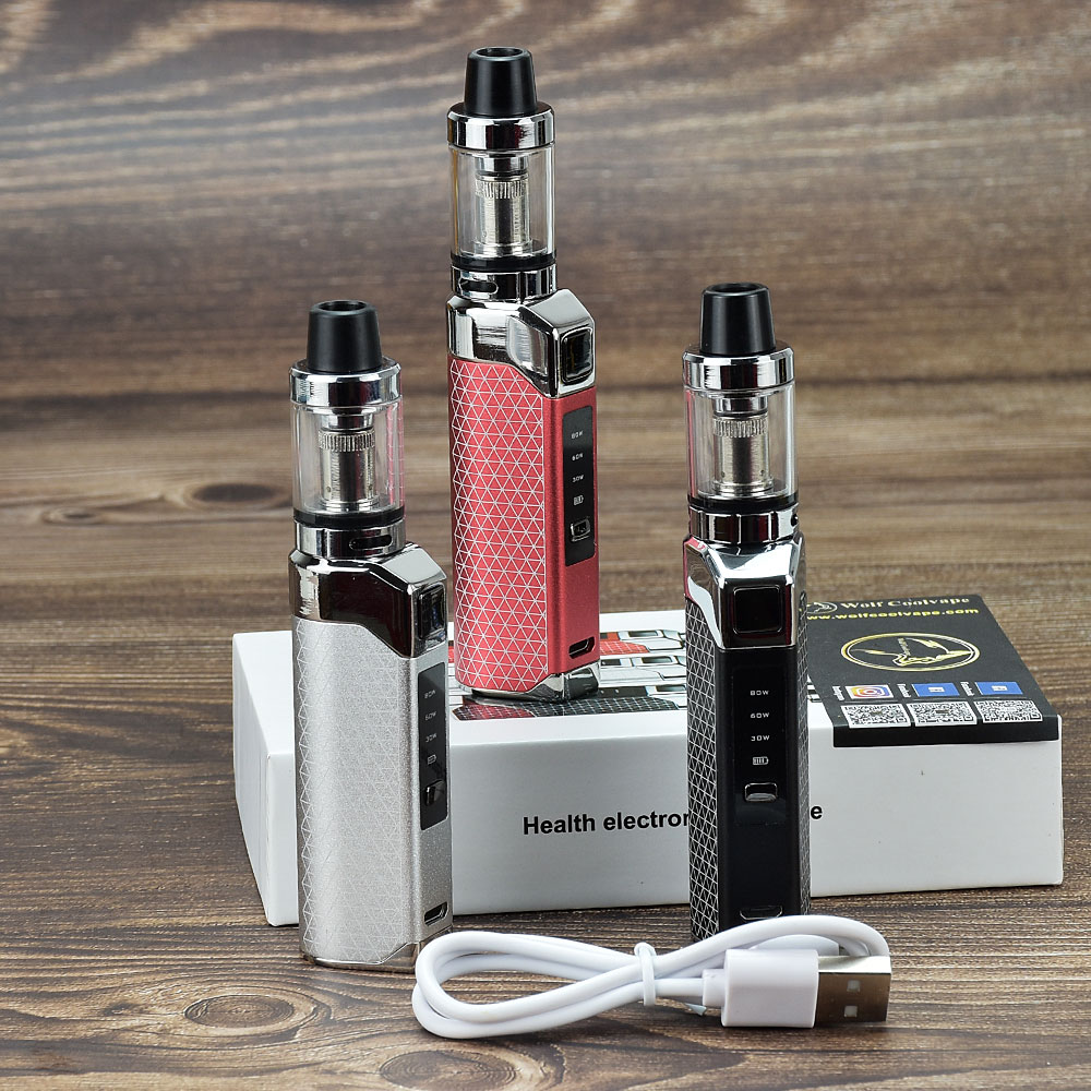 80W Vape mod Starter Kit Box M - Accessories For Vaping のレビューと価格