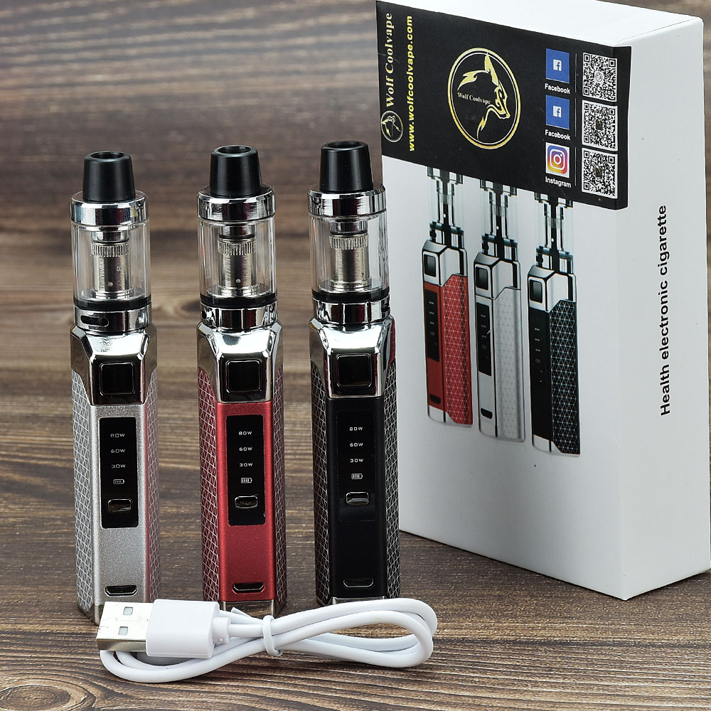 80W Vape mod Starter Kit Box M - Accessories For Vaping のレビューと価格