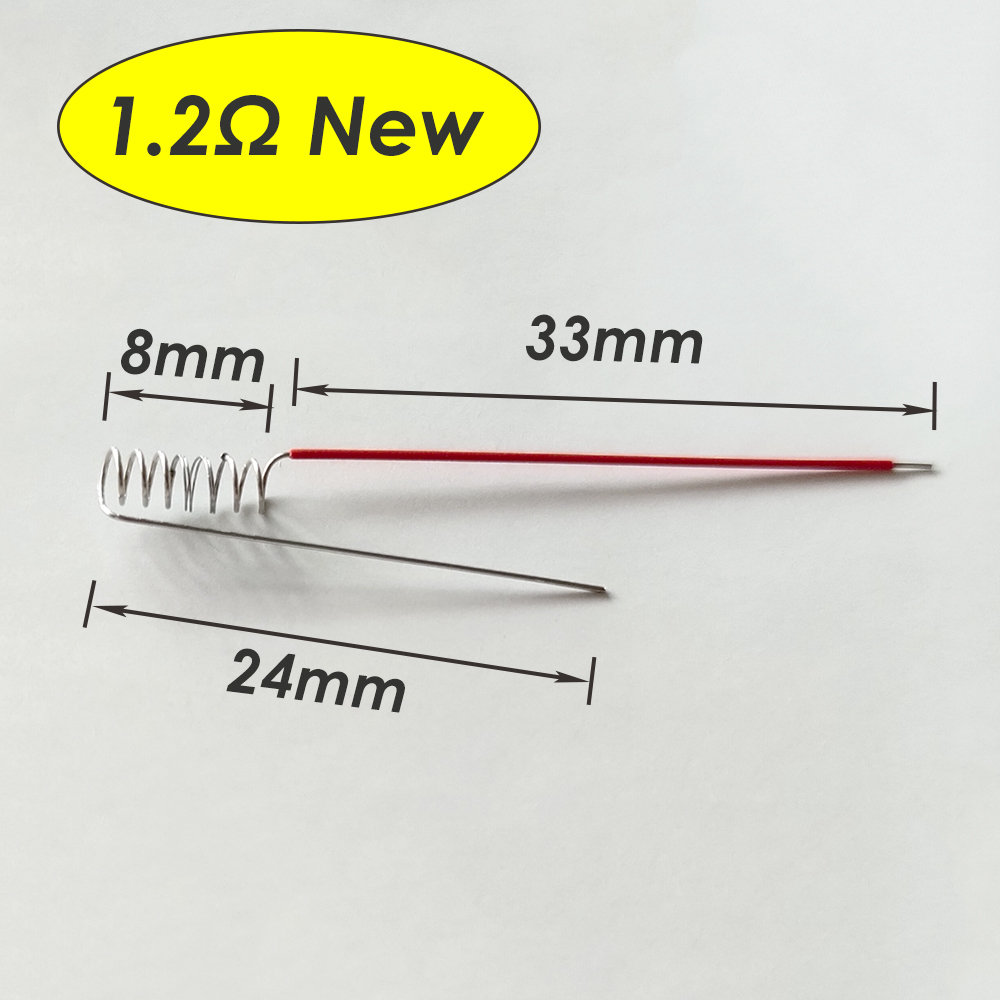 50/100pcs Resistance A1 1.2ohm - Coil Building Kit のレビューと価格