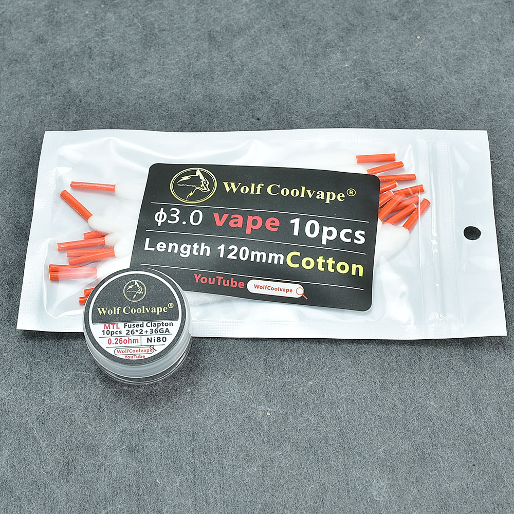 wolfcoolvape Pre-Built Heating - Clapton Wire Pre Built のレビューと価格