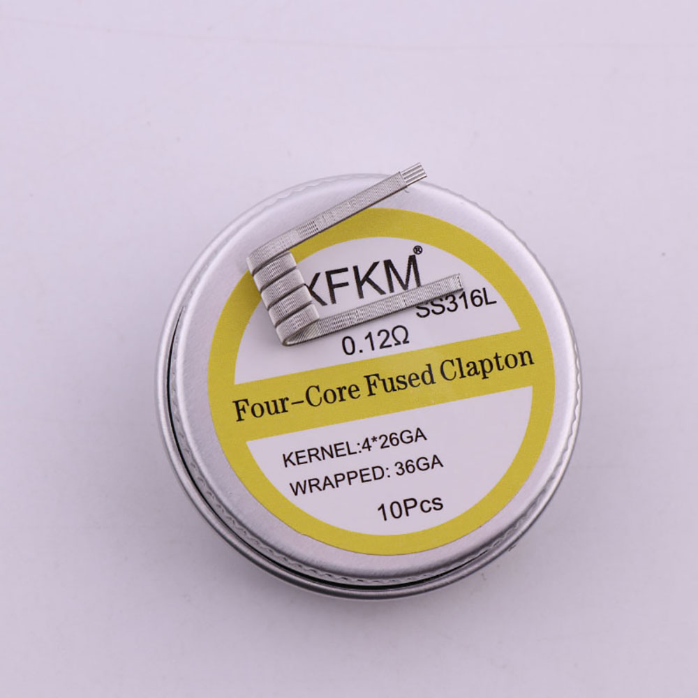10pcs/box 3mm Spiral ID PreBui - Clapton Wire Pre Built のレビューと価格