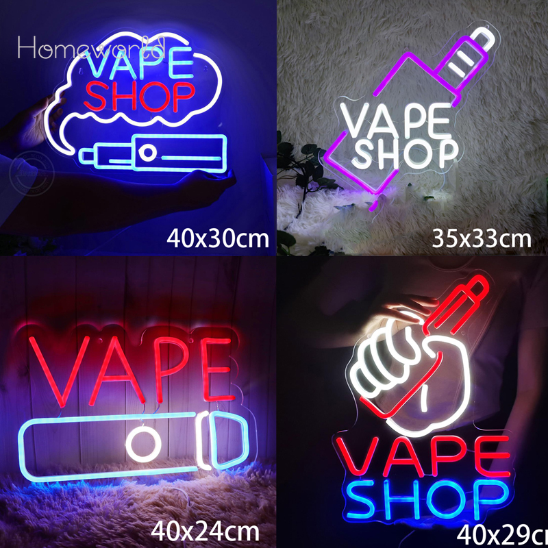 VAPE Shop Neon Sign for Smoke  - Vaping Store のレビューと価格