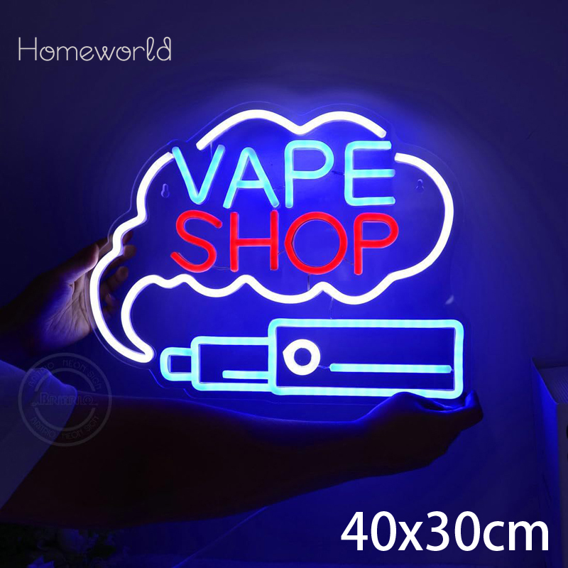 VAPE Shop Neon Sign for Smoke  - Vaping Store のレビューと価格