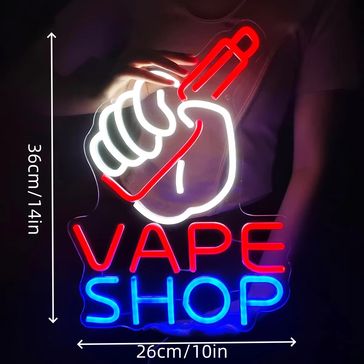 VAPE Shop Neon Sign for Smoke  - Vaping Store のレビューと価格