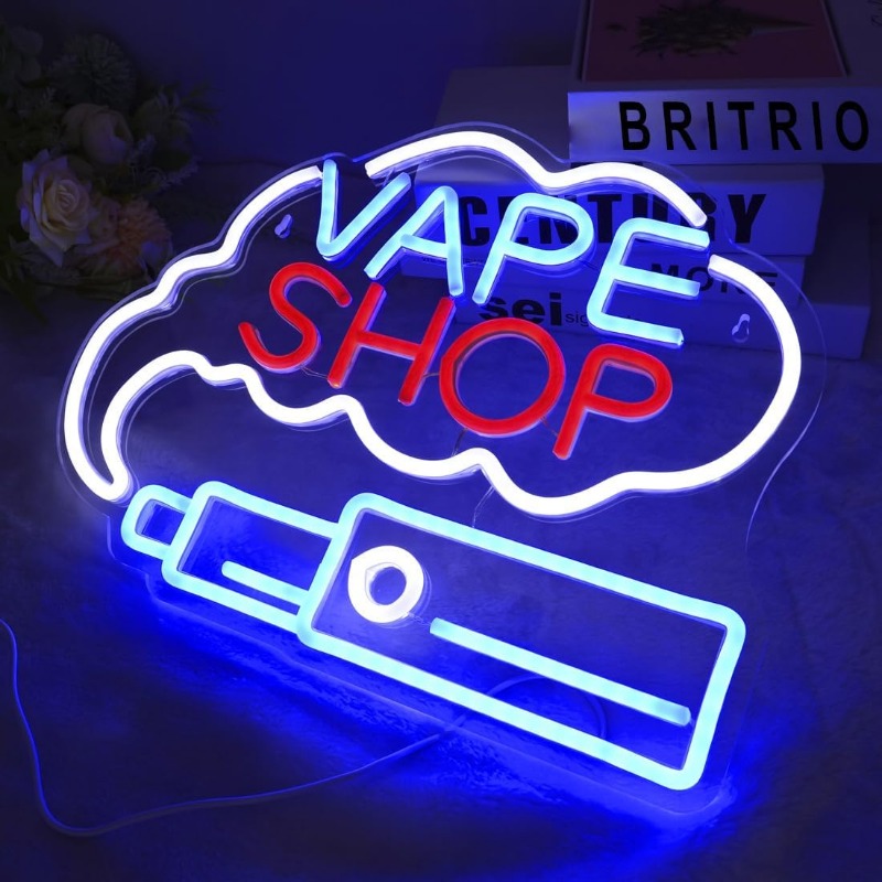 LED VAPE SHOP Smoke Neon Sign  - Vaping Store のレビューと価格