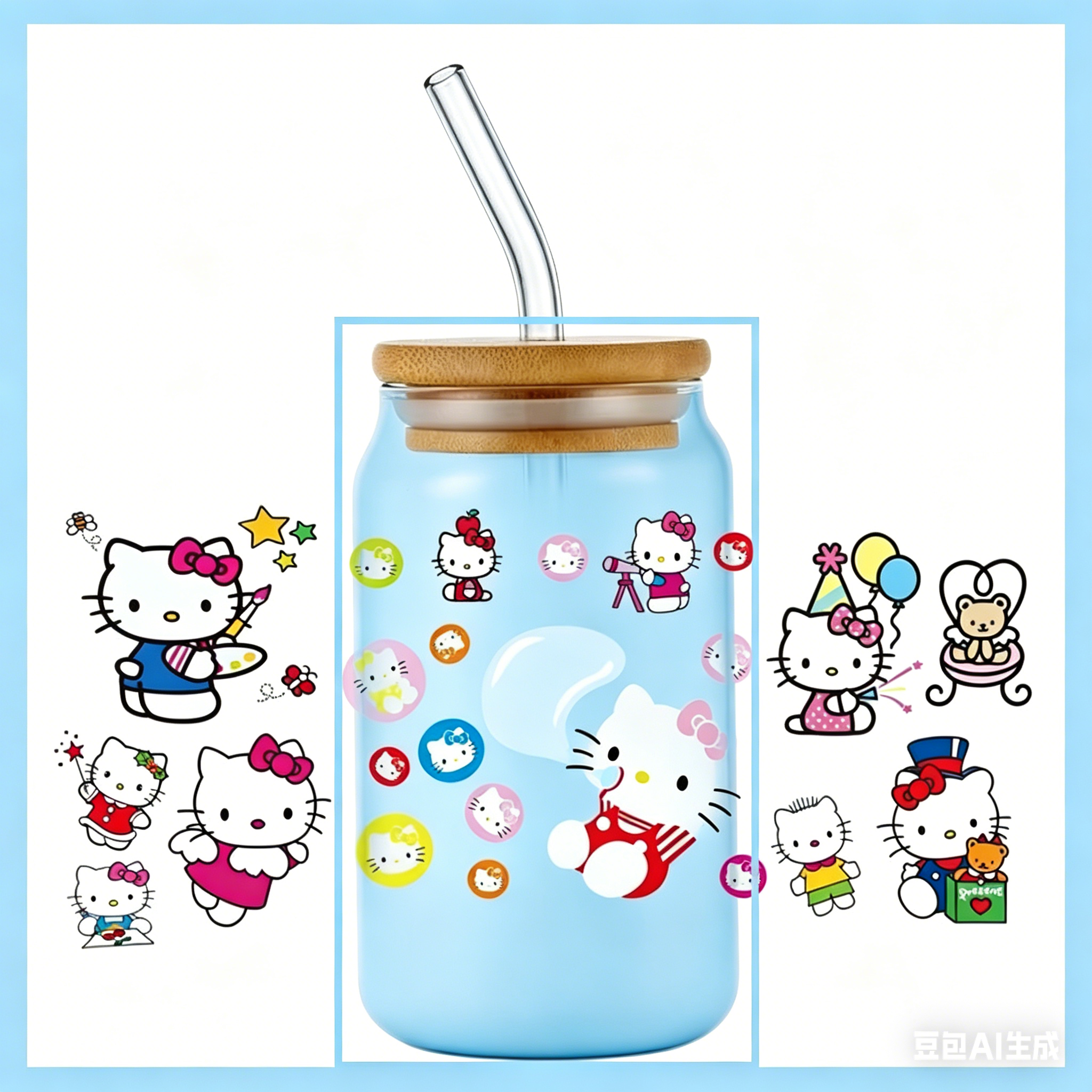 popular Kitty design 16oz 3D u - Rdta Tank Glass のレビューと価格