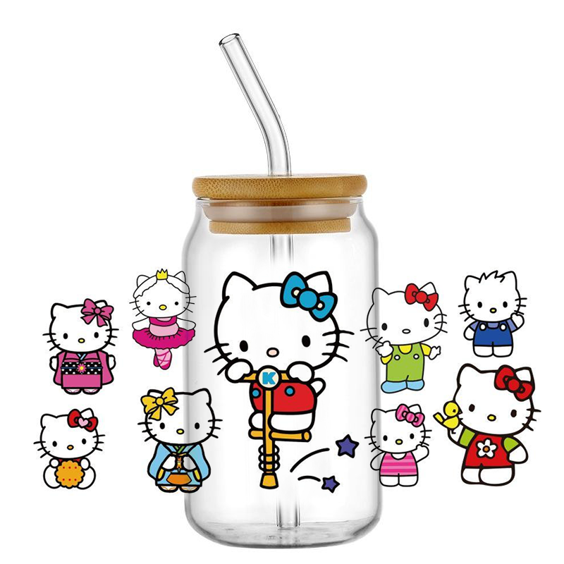 popular Kitty design 16oz 3D u - Rdta Tank Glass のレビューと価格