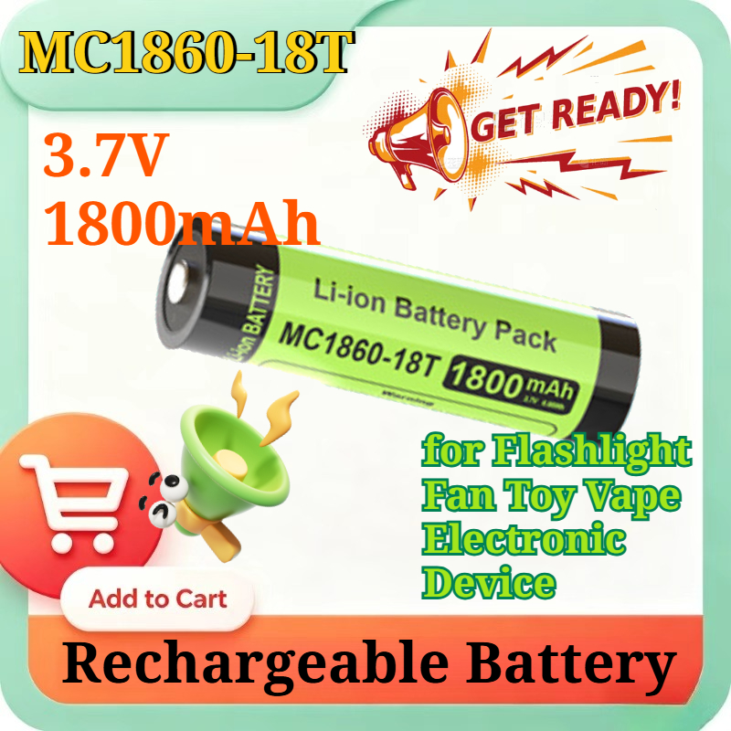 MC1860-18T 3.7V 1800mAh Type-C - Accessories For Vaping のレビューと価格