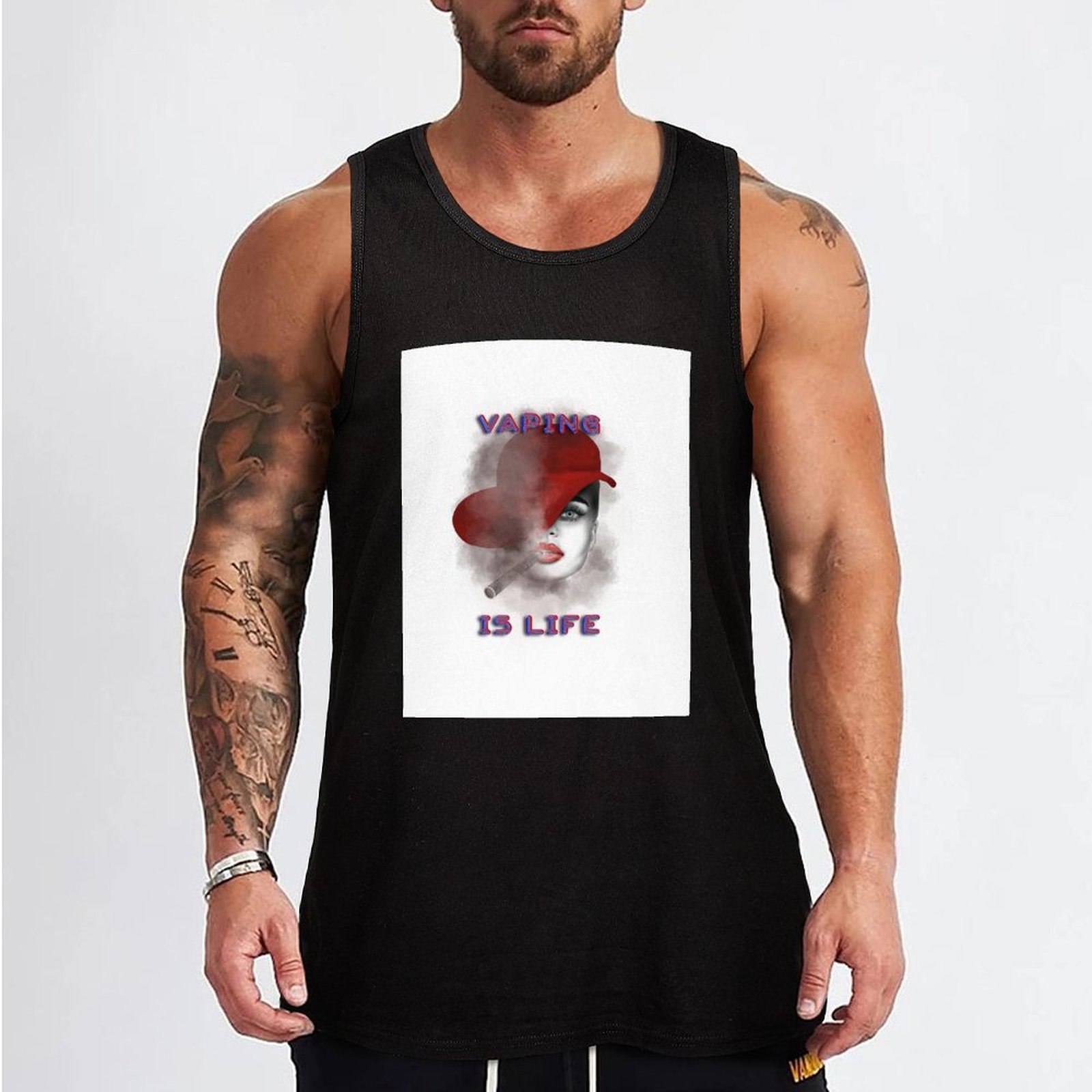 Vaping is life Tank Top Sweat  - Quick Vape のレビューと価格