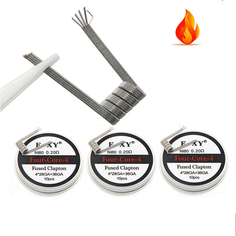 10pcs/box Ni80 Prebuilt Coil F - Coil Building Kit のレビューと価格