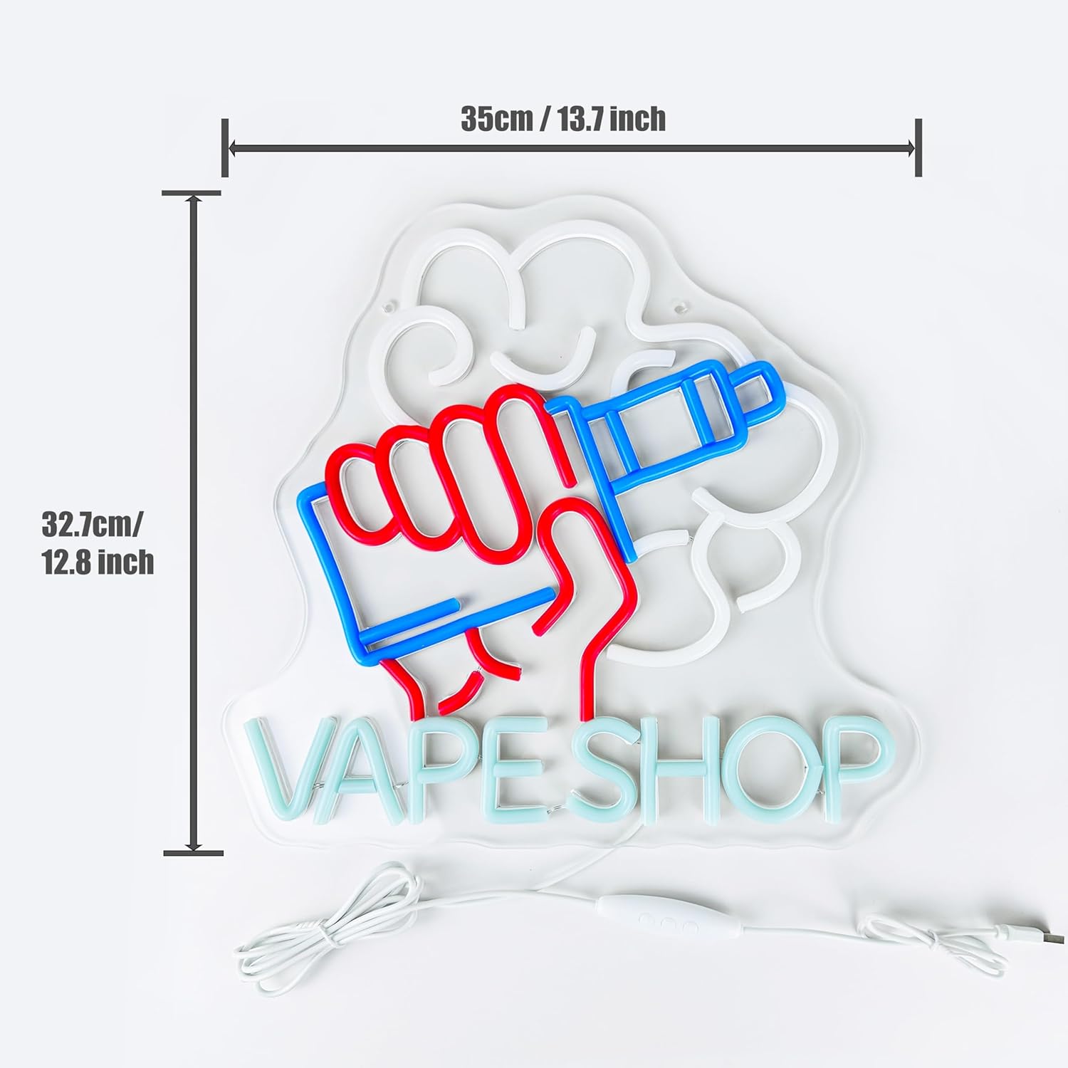 Vape Shop Neon Signs LED Neon  - Vaping Store のレビューと価格